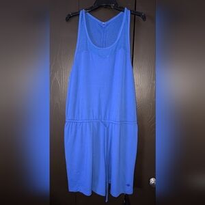 Blue Sleeveless Maxi Dress